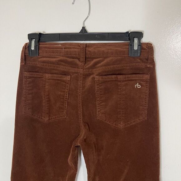 Rag & Bone Elephant Bell Corduroy Pants Cognac brown size US 24 - Picture 2 of 7